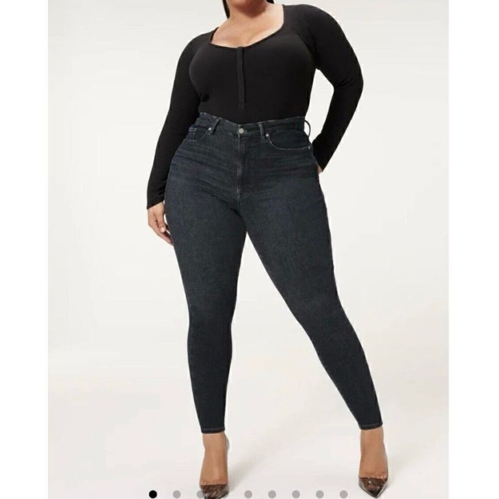 NWT Good American x Calik Denim Good Leg Jeans‎